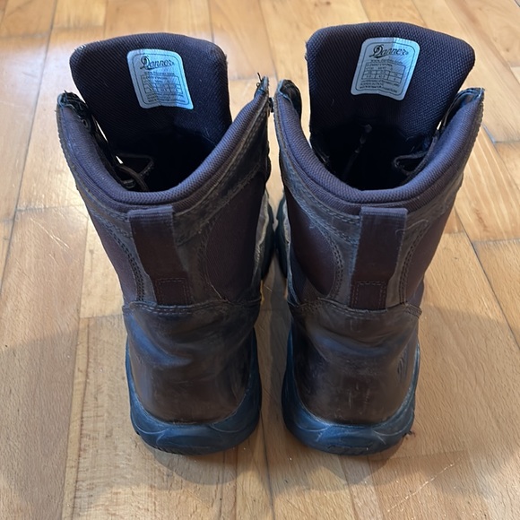 Danner Element Dry Waterproof Brown Leather Hunting Work Boots Mens 9.5 - Picture 7 of 8